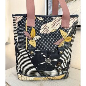 Roxy Large Tote Bag Beach Zip Top Carry On Travel Weekend Carry All Shoulder